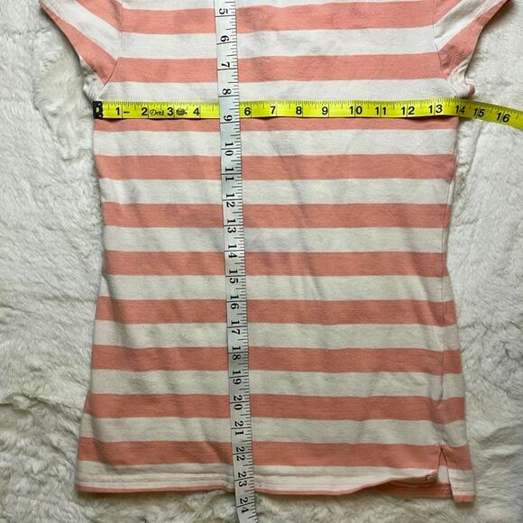 Wet seal Striped Pink Polo Shirt - Picture 6 of 7